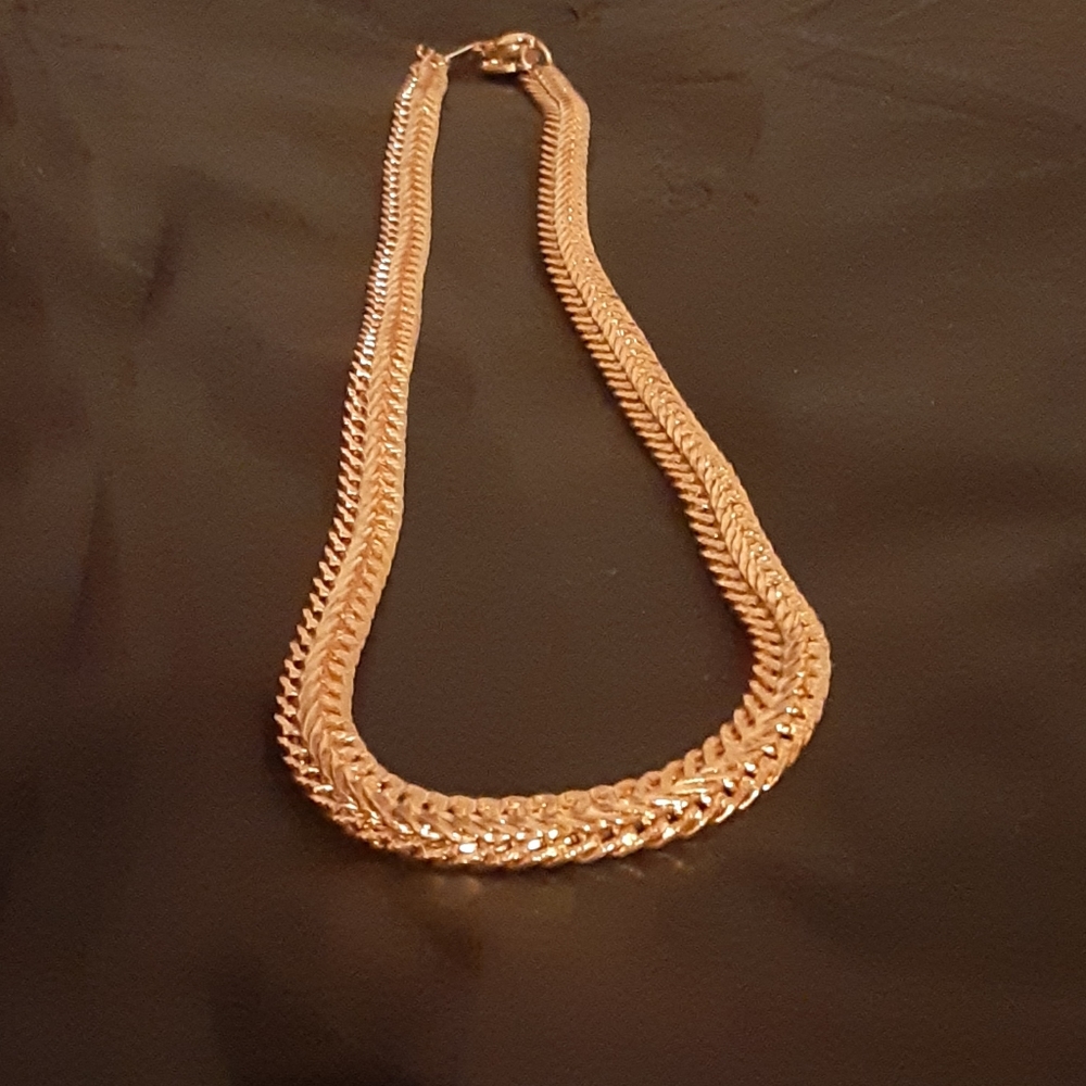 16 inch gold plated necklace